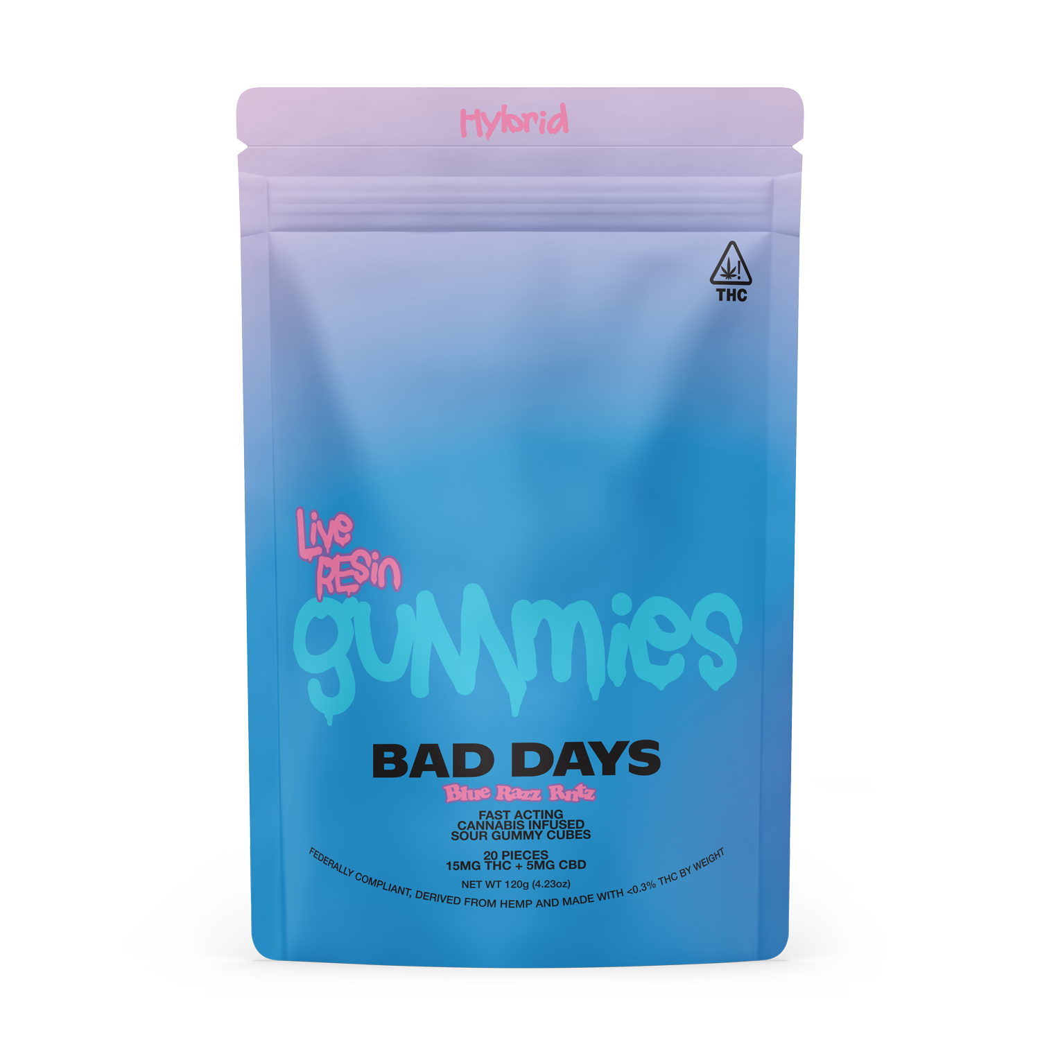 BLUE RAZZ RNTZ LIVE RESIN GUMMIES